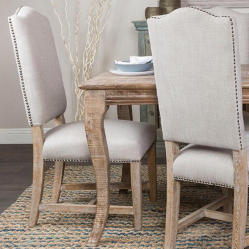 Greenbrier Interiors Carter Upholstered Dining Chair in Taupe, , large