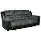 Signature Design by Ashley Earhart Manual Reclining Sofa in Slate, , large