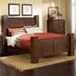 Tiddal Home Trestlewood Queen Poster Bed in Mesquite Pine, , large