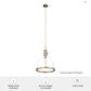 Hunter Van Nuys 16" 1-Light Pendant in Alturas Gold, , large