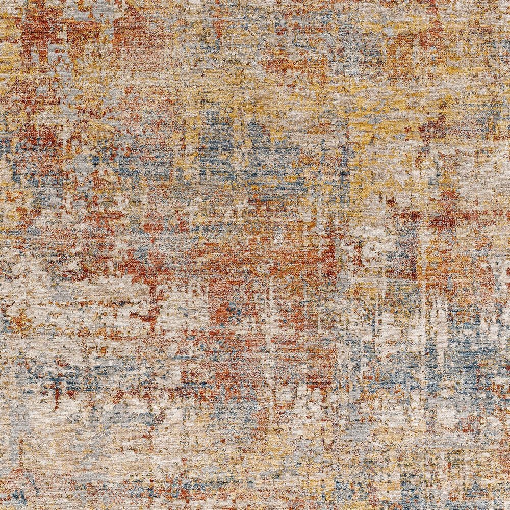 Surya Mona Lisa 2&#39;7&quot; x 7&#39;3&quot; Tan, Mustard, Dark Blue, Brick Red, Sage, Olive and Burgundy Runner, , large