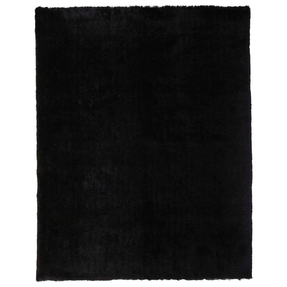 Feizy Indochine 2" x 3"4" Black Area Rug, , large