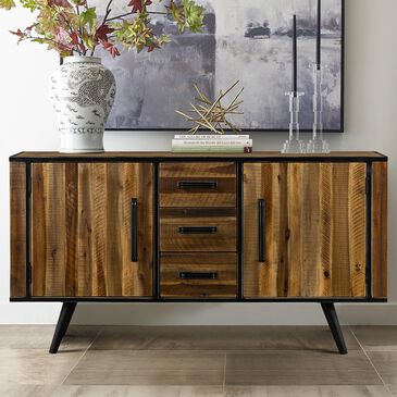 Armen Living Cusco Buffet Cabinet in Antique Acacia, , large