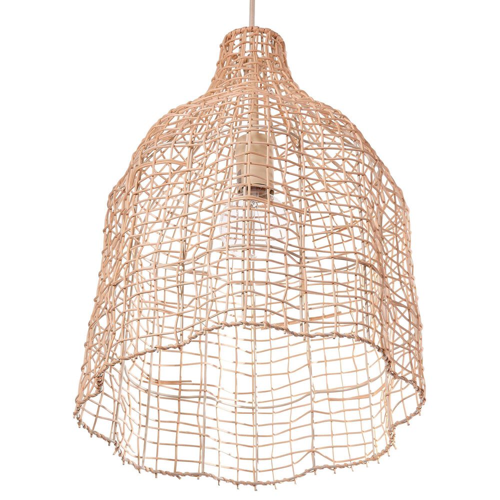 Jamie Young Direct Ship Loom 1-Light Pendant in Cream, , large