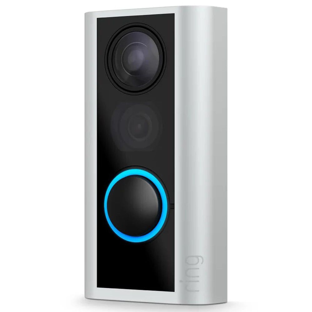 Ring Peephole Camera - Video Doorbell in Satin Nickel, , large