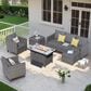 HOMLUX 6-Piece Outdoor Furniture Set  in Dark Gray, , large