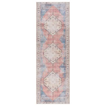Surya Amelie 2"7" x 7"10" Charcoal, Ivory, Denim, Wheat, Camel, Orange and Olive Runner, , large