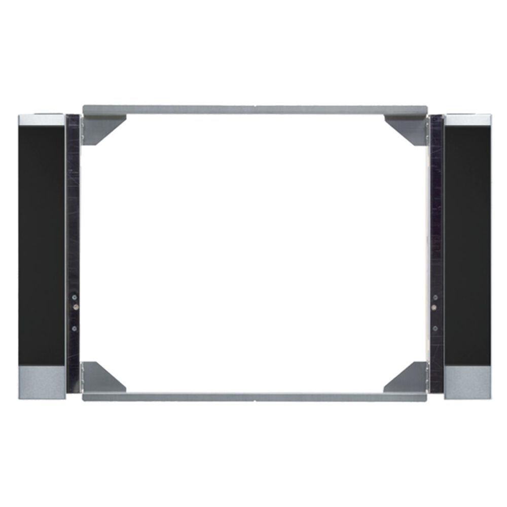 Miele EBA 6808 MC PureLine Black Glass and Stainless Steel Trim Kit, , large