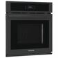 Frigidaire 27" Single Electric Wall Oven with Fan Convection in Black, , large