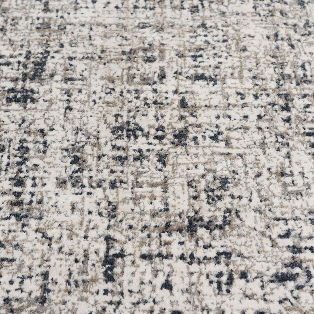 Central Oriental Clearwater Olinda 5&#39;3&quot; x 7&quot;7&quot; Grey and White Area Rug, , large