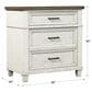 Riva Ridge Caraway 2-Drawer Nightstand in Aged Ivory, , large