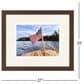 Paragon 23" x 27" Peaceful Lake Wall Art Set in Brown (Set of 4), , large