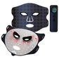 EZlife Red Light Therapy Mask with Vibration in Black, , large