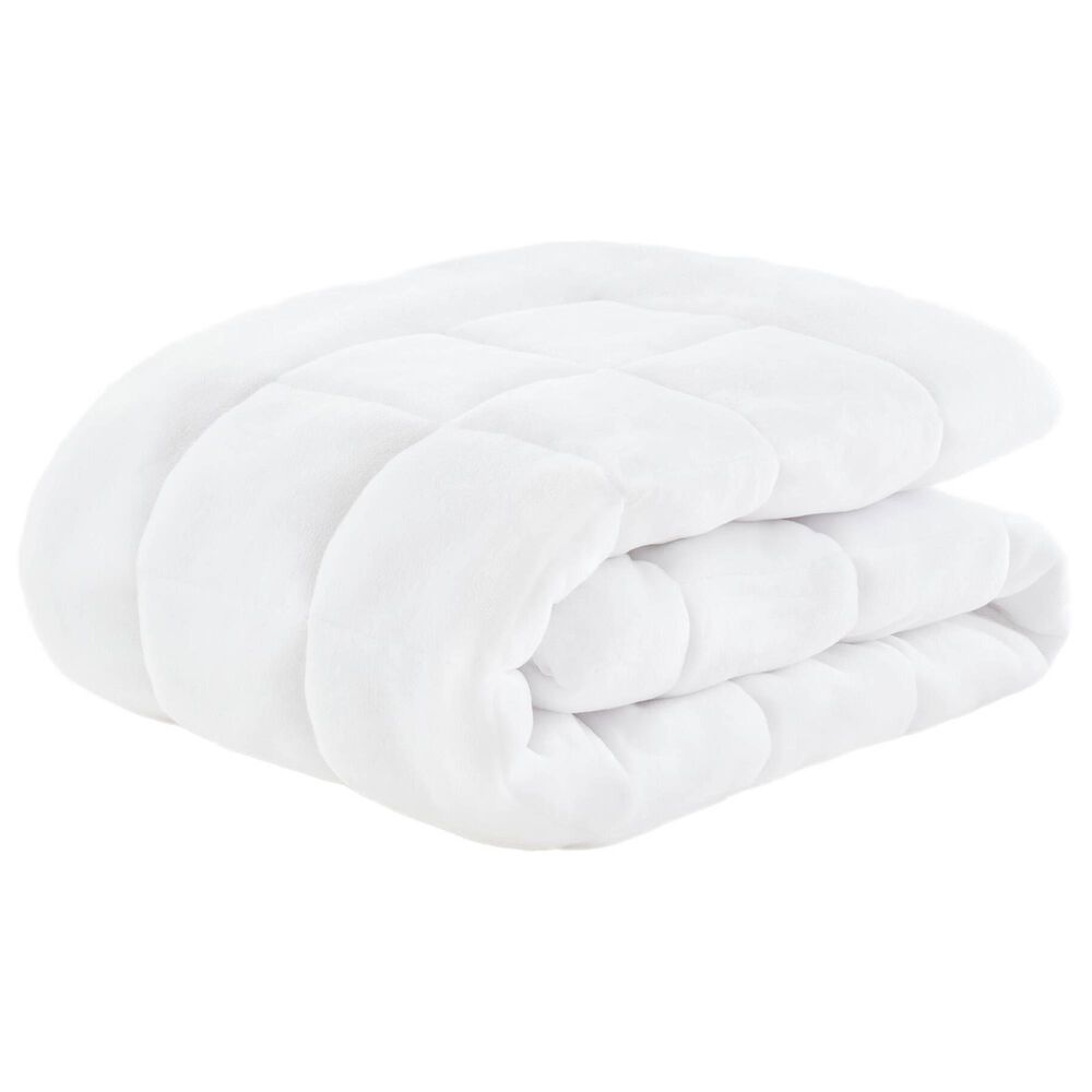 Hampton Park Cloud Soft King Overfilled Plush Hypoallergenic Down Alternative Waterproof Mattress Pad in White, , large