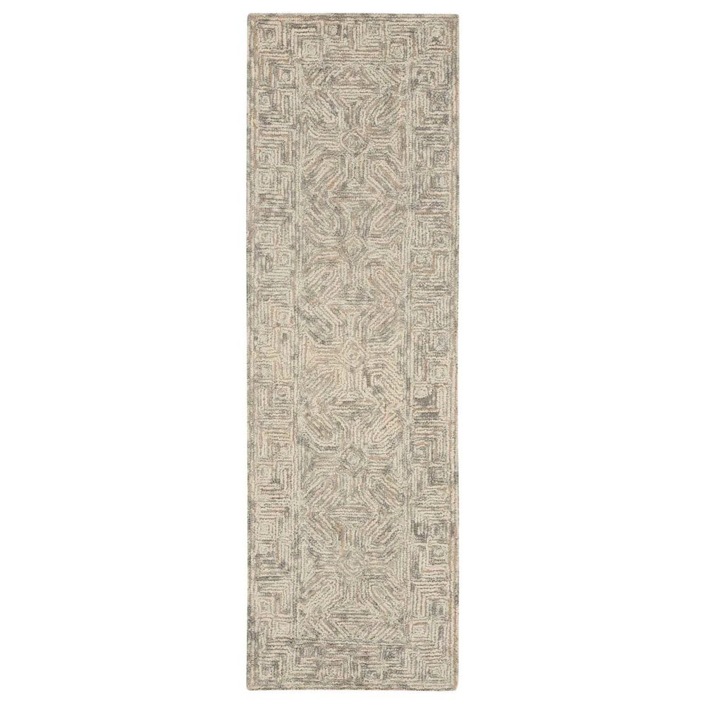 Nourison Colorado 2"3" x 7"6" Beige and Grey Runner, , large
