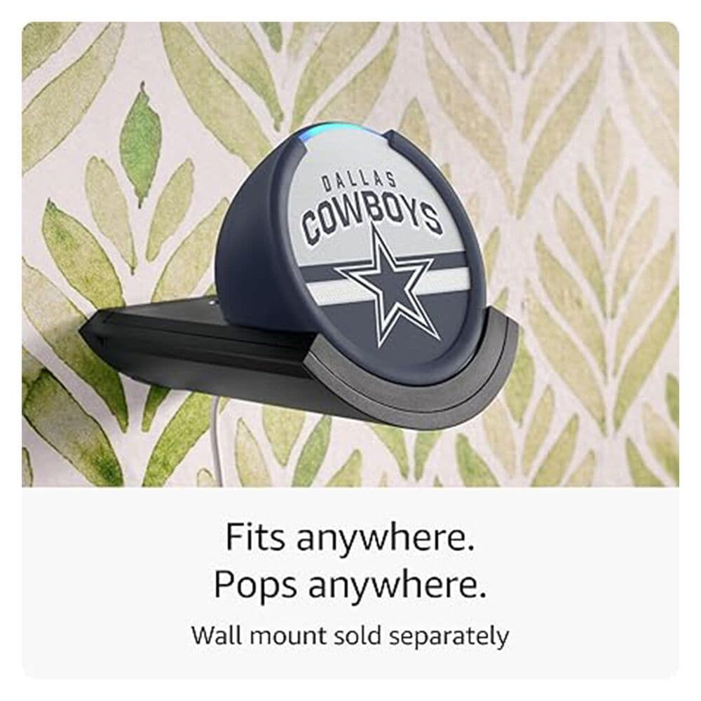 Amazon Echo Pop (newest model) | Officially Licensed NFL Limited-Edition | Dallas Cowboys ('25-26 Season Design), , large