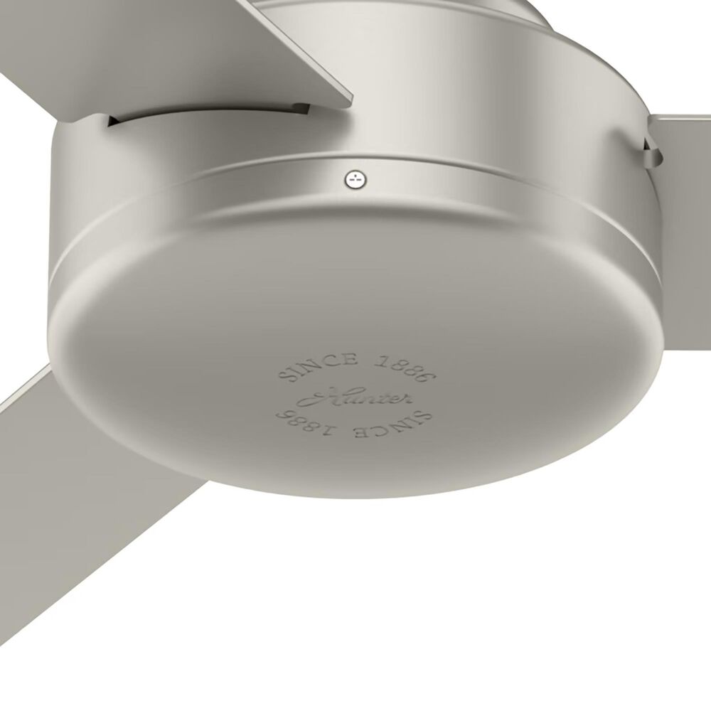 Hunter Presto 52&quot; Ceiling Fan in Matte Nickel, , large