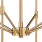 Vaxcel Kedzie 6-Light Chandelier in Natural Brass, , large