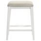 Armen Living Jane Counter Height Stool in White, , large