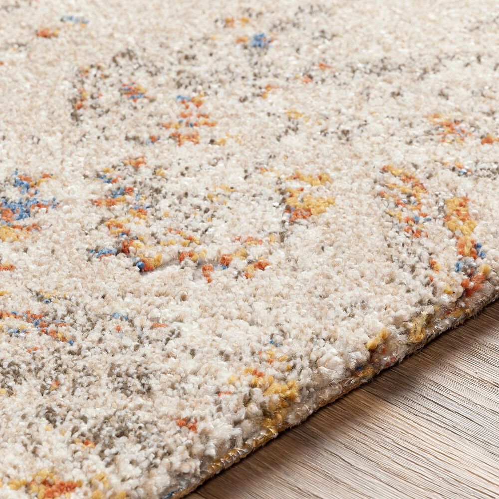 Surya Tuscany 7&#39;10&quot; x 10&#39;3&quot; Blue, Orange and Cream Area Rug, , large