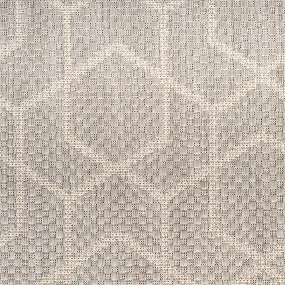 Nourison Horizon HOZ01 Grey 5&#39; x 7&#39; Indoor/Outdoor Area Rug, , large