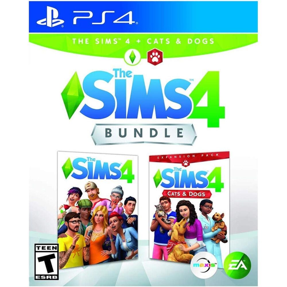 The Sims 4 Plus Cats & Dogs Bundle - PlayStation 4, , large