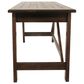 Ashley Baldridge Large Leg Desk in Rustic Brown, , large
