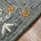 Amer Rugs Romania 8" x 10" Gray and Orange Area Rug, , large