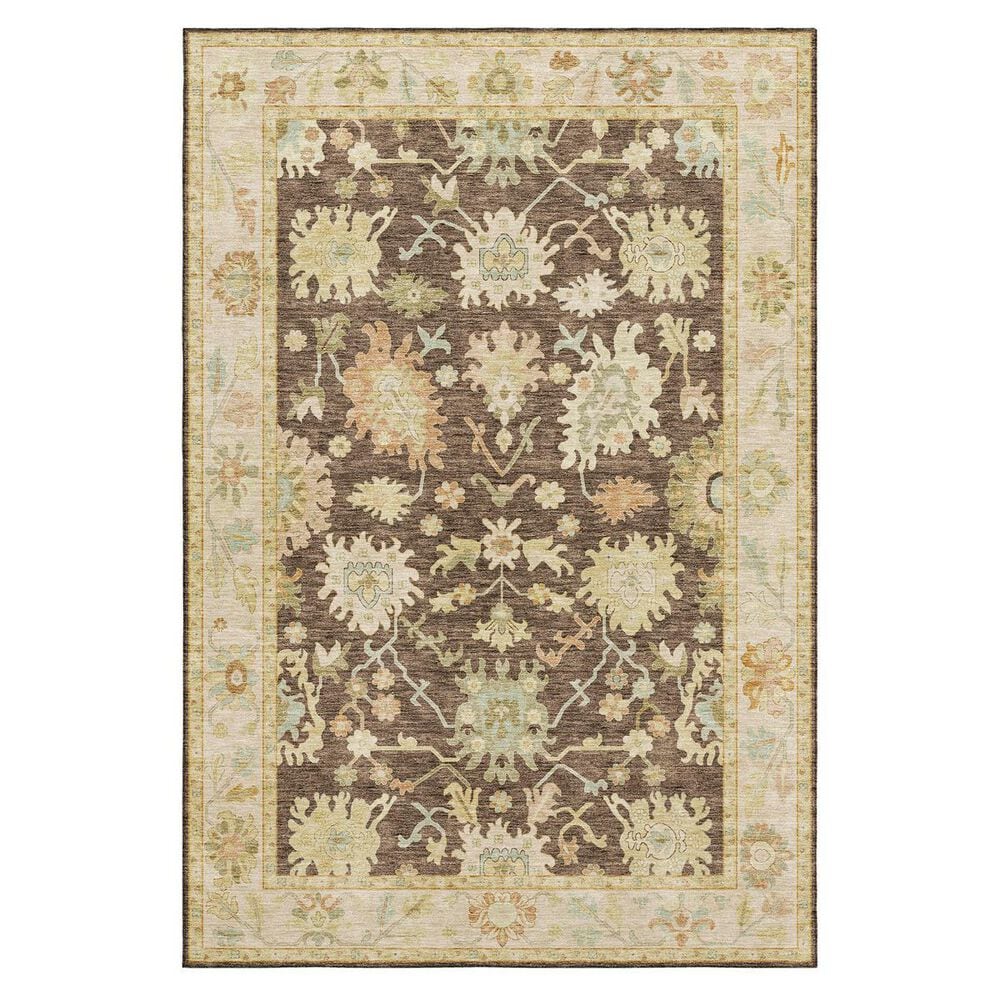 Dalyn Rug Company Hatay HY2 9" x 12" Chocolate Area Rug, , large