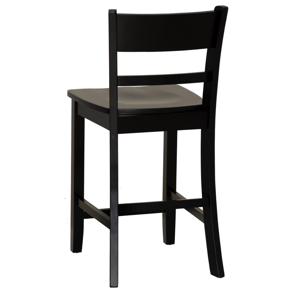 Linon Home Decor Torino Villa Counter Stool in Black, , large