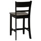 Linon Home Decor Torino Villa Counter Stool in Black, , large