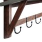 Timberlake Brookside 40" Entryway Coat Hook in Light Gray and Brown, , large