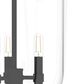 Hunter Sacha 3-Light Cloche Pendant in Natural Iron, , large