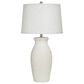 Flair Industries 32" Ceramic Table Lamp in Novac Cream, , large