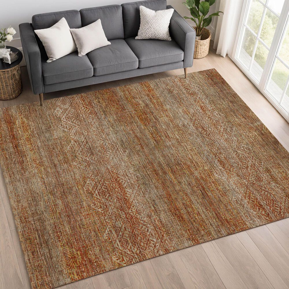 Dalyn Rug Company Vico VC8 Paprika 9' x 12' Area Rug, , large