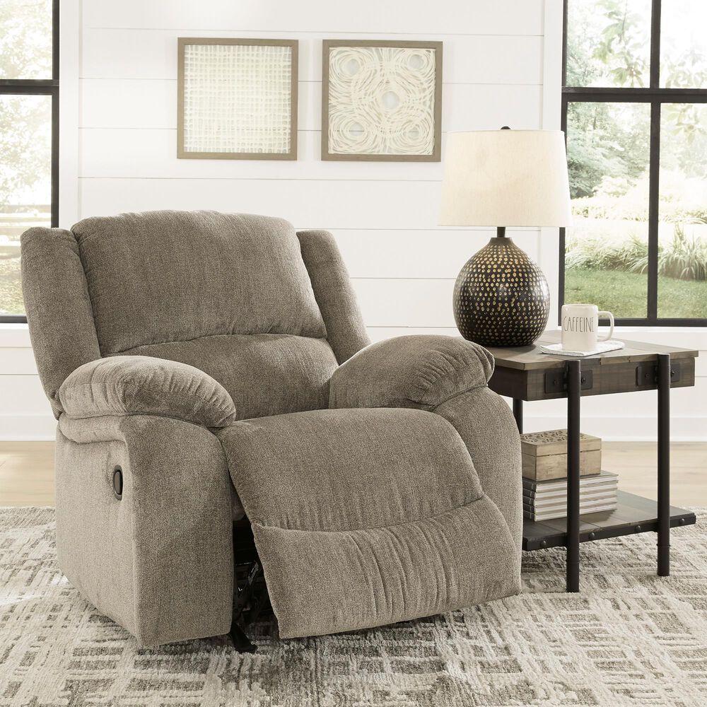 Signature Design by Ashley Draycoll Rocker Recliner in Pewter, , large