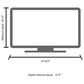 Furrion Aurora 75" Partial-Sun Premier 4K LED - Outdoor Smart TV with Weather Resistant Cover in Black, , large
