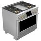 Monogram 36" Dual-Fuel Professional Range with 4 Burners and Griddle in Stainless Steel, , large