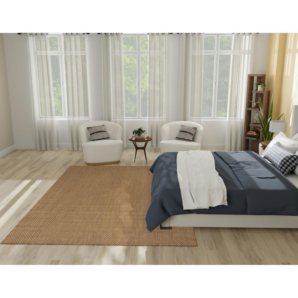 Nourison Courtyard Jute 6&#39; x 9&#39; Indoor/Outdoor Area Rug, , large