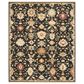 Nourison Antique Bloom Black 9" x 12" Area Rug, , large