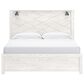 Ashley Gerridan King Panel Bed in White Gray, , large