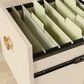 Sauder Grand Coast L-Shaped Desk in Dove Linen, , large
