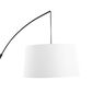 Lumisource Robyn Floor Lamp with White Shade in Walnut and Black, , large