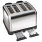 Hamilton Beach 4-Slice Classic Toaster with Sure-Toast Technology in Stainless Steel and Black, , large