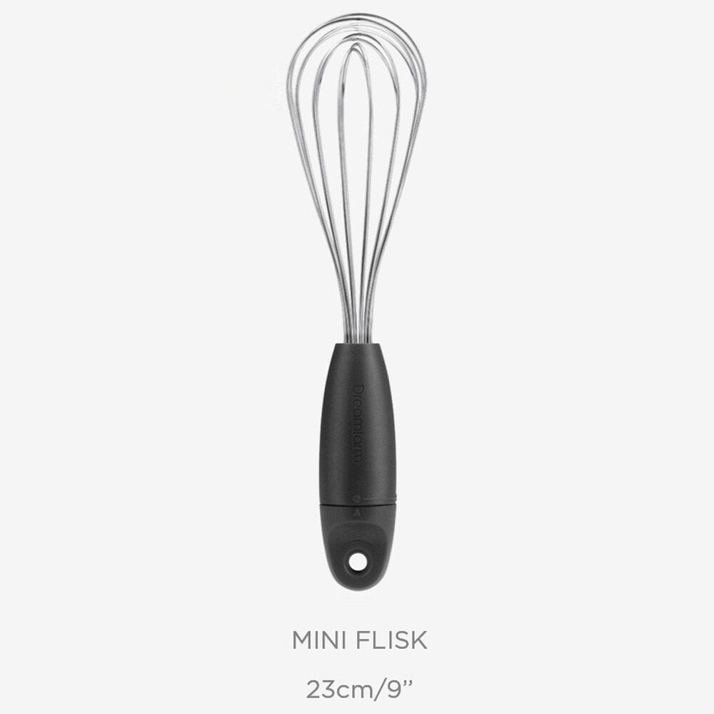Dreamfarm Mini Flisk Fold Flat Balloon Whisk in Black, , large