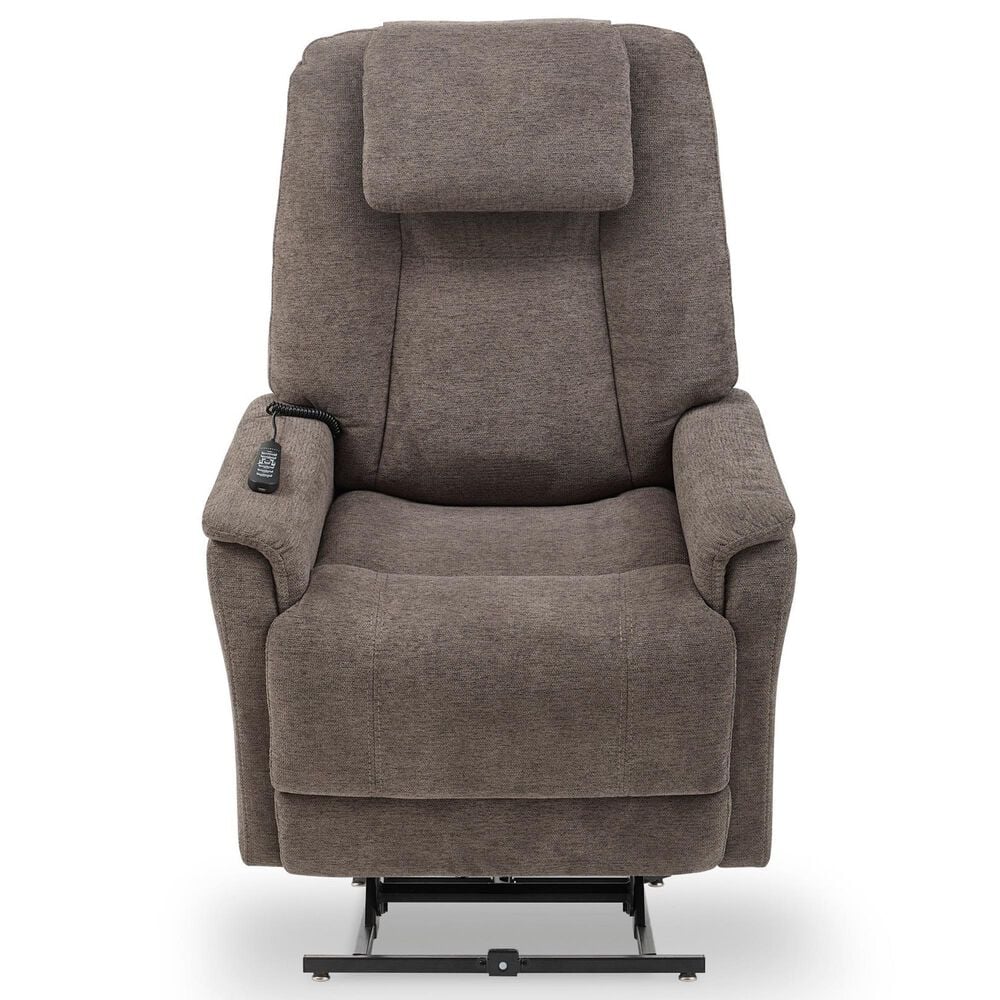 Flexsteel Zecliner Model 3+ Power Lift Recliner in Umber, , large
