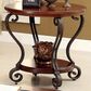 Furniture of America Mayo End Table in Brown Cherry, , large