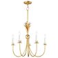 Maxim Lighting Paloma 5-Light Chandelier in Gold Leaf, , large