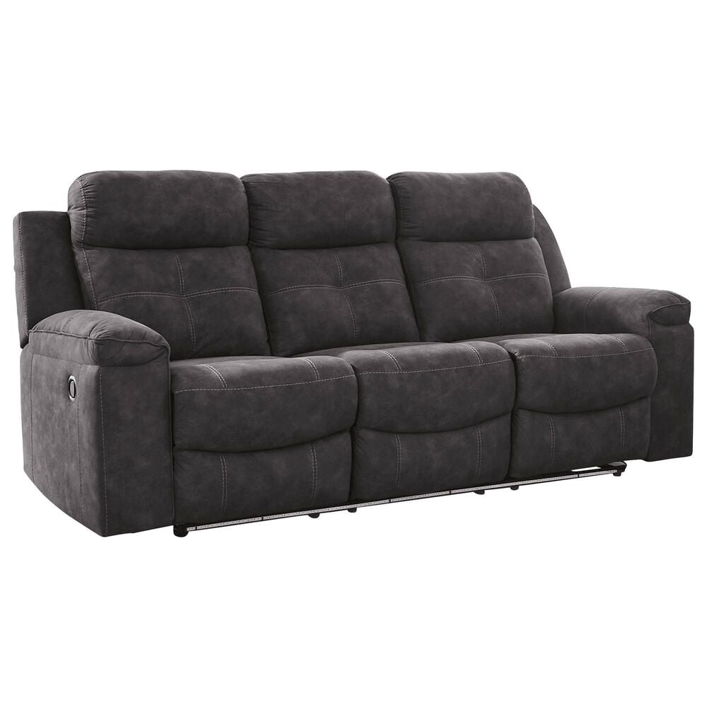 Ashley Brysonview Manual Reclining Sofa in Charcoal, , large