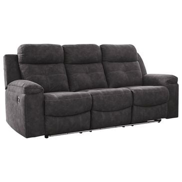 Ashley Brysonview Manual Reclining Sofa in Charcoal, , large